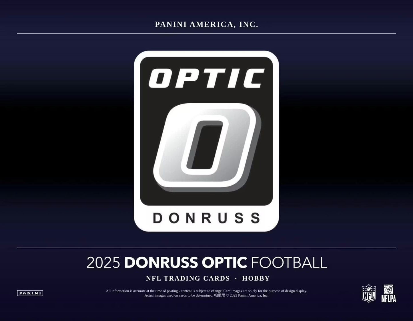 2025 Panini Donruss Optic Football Hobby Box