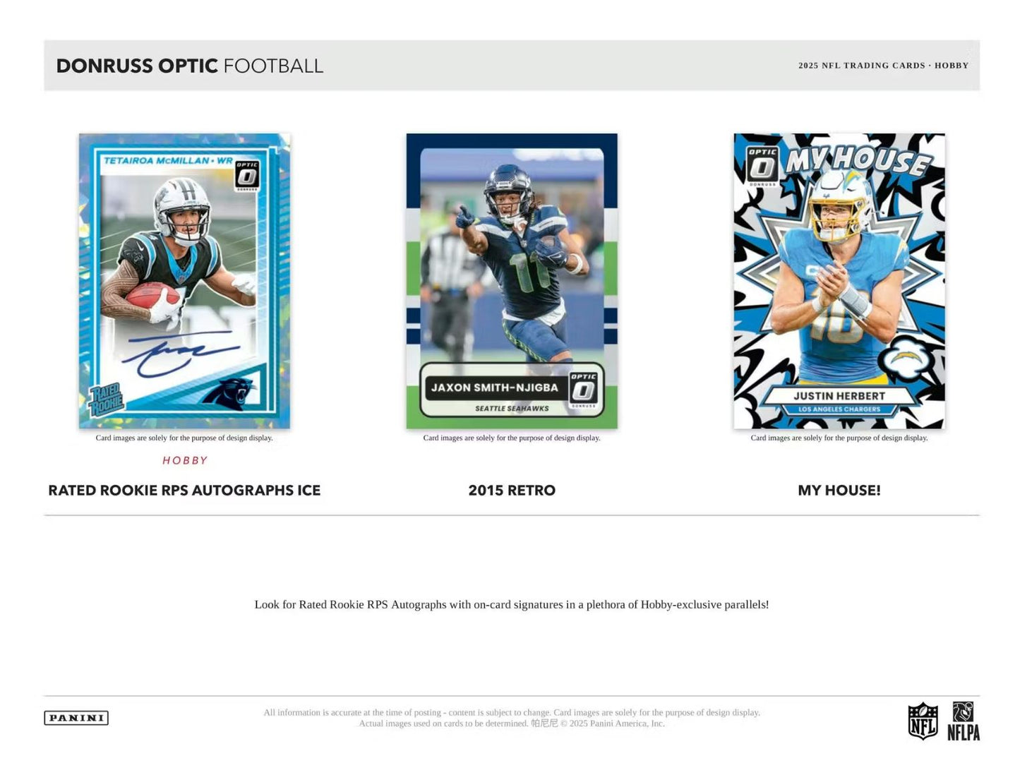2025 Panini Donruss Optic Football Hobby Box