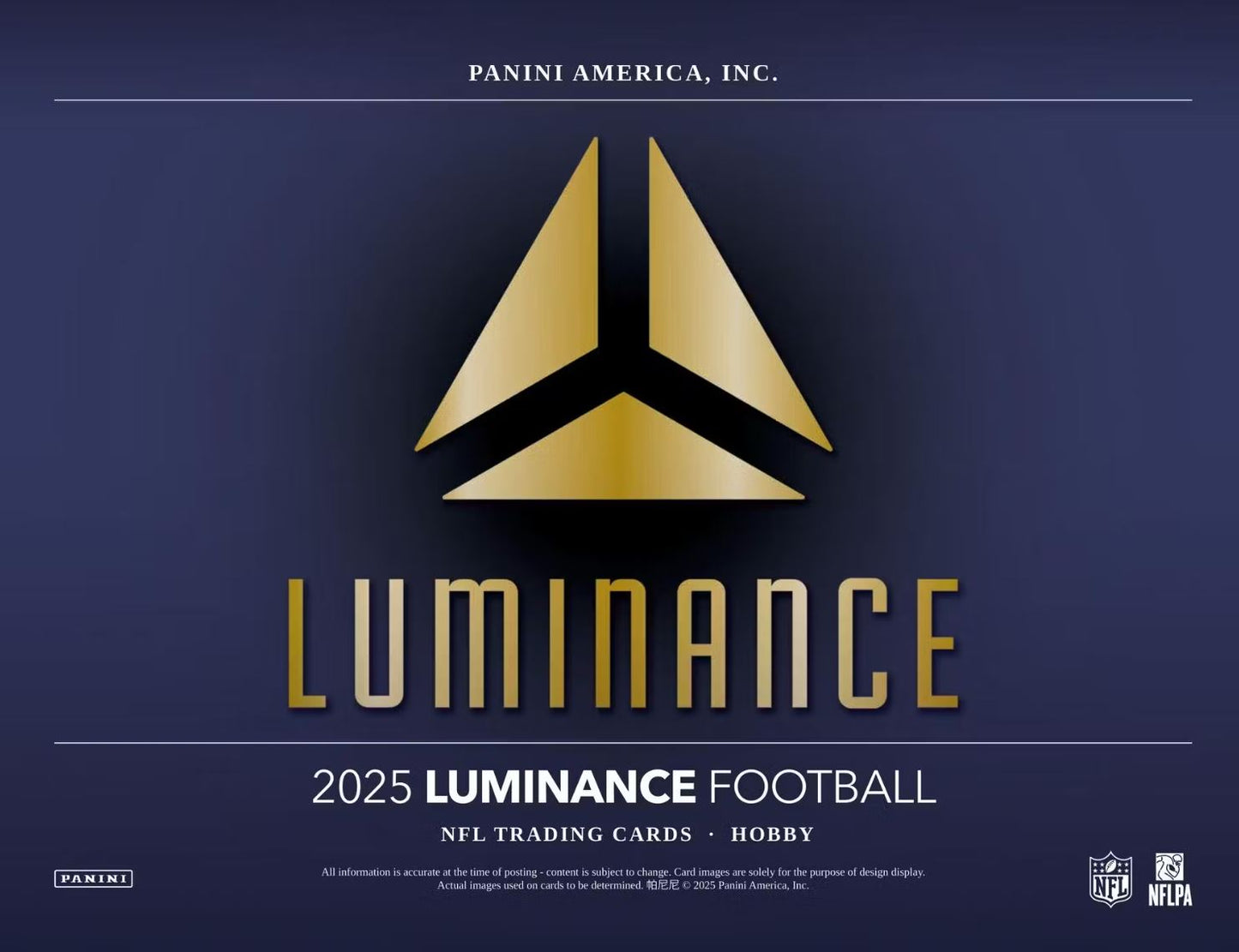 2025 Panini Luminance Football Hobby Box
