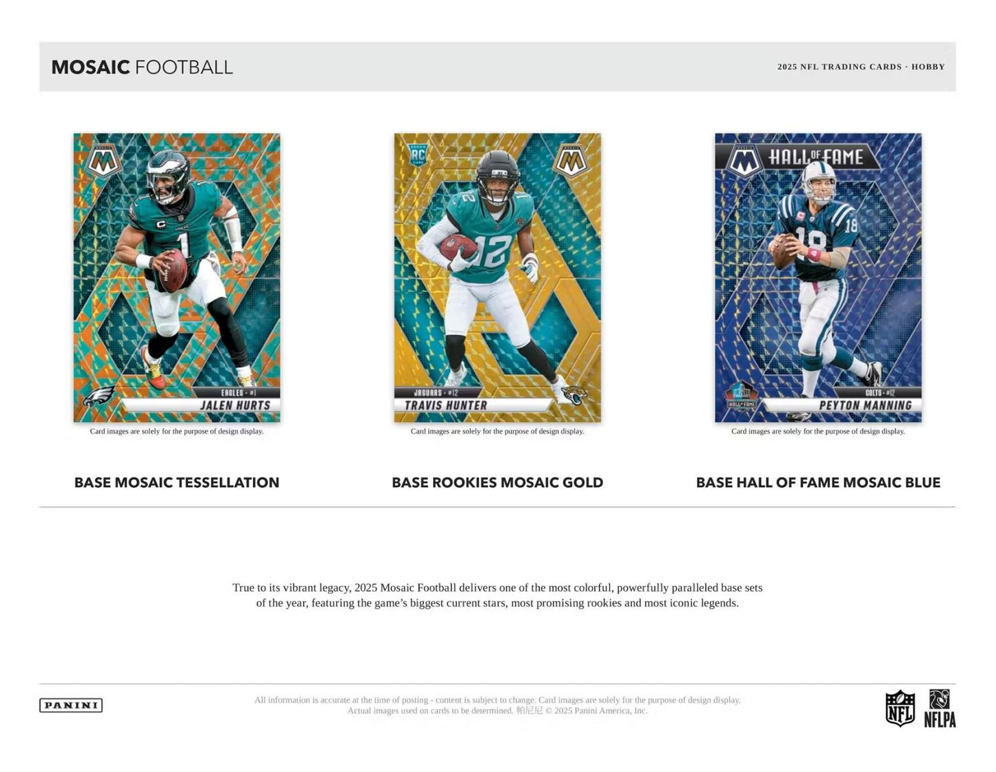 2025 Panini Mosaic Football Hobby Box