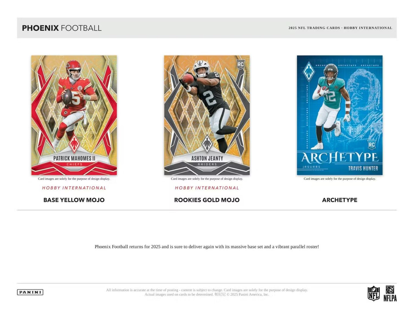 2025 Panini Phoenix Football Hobby International Mega Box