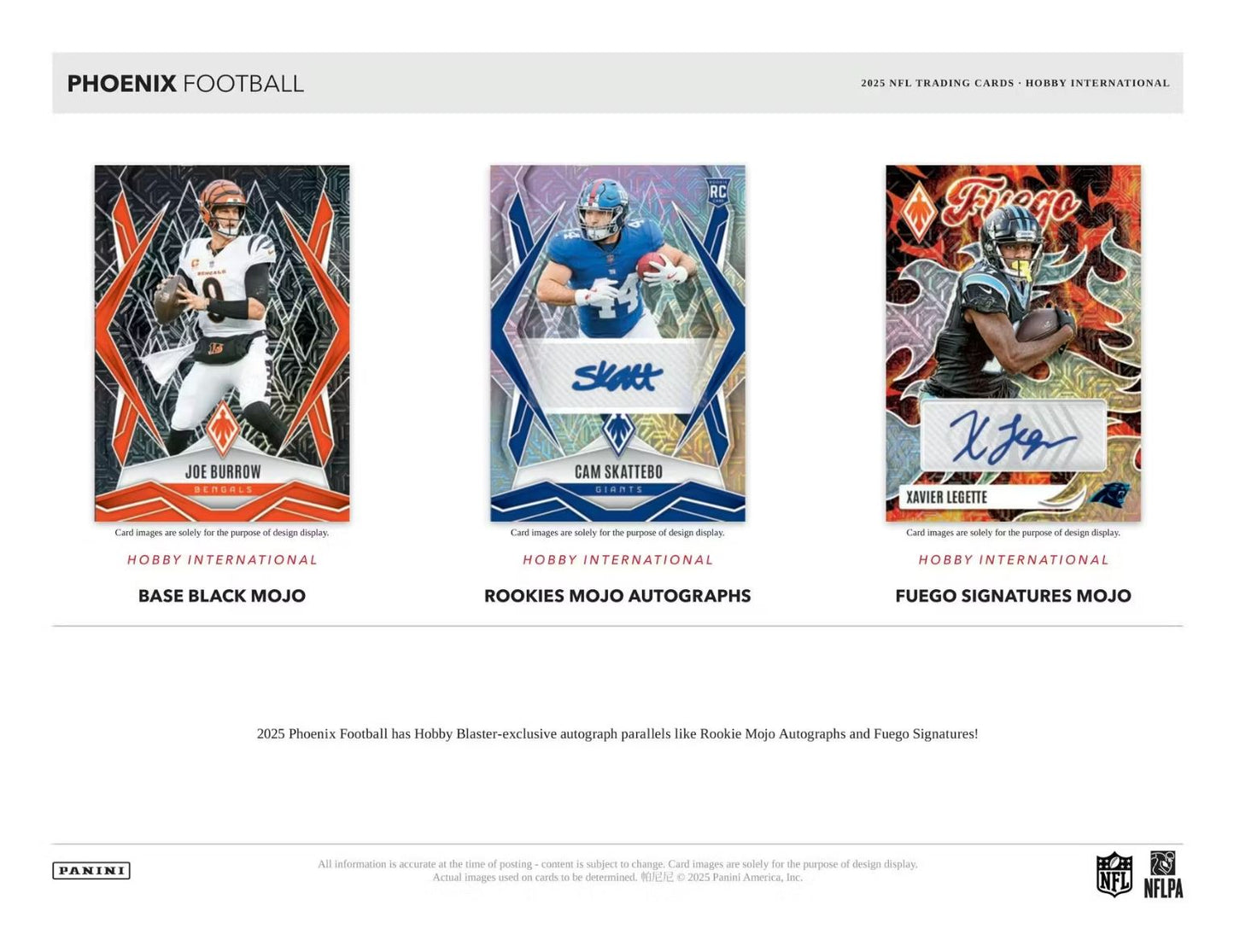 2025 Panini Phoenix Football Hobby International Mega Box