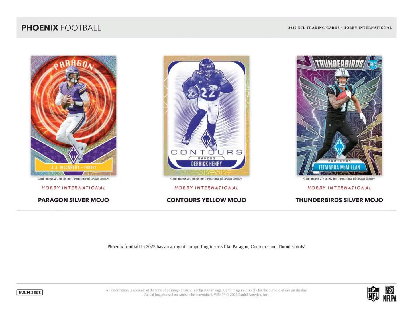 2025 Panini Phoenix Football Hobby International Mega Box