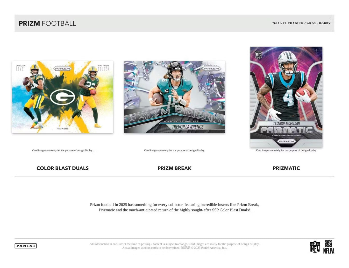 2025 Panini Prizm Football Hobby Box