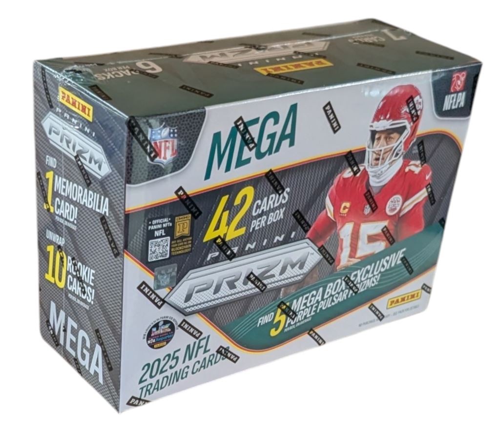 2025 Panini Prizm Football Hobby Mega Box (Purple Pulsar Prizm's)