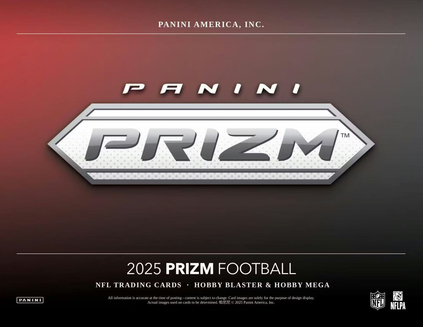 2025 Panini Prizm Football Hobby Mega Box (Purple Pulsar Prizm's)