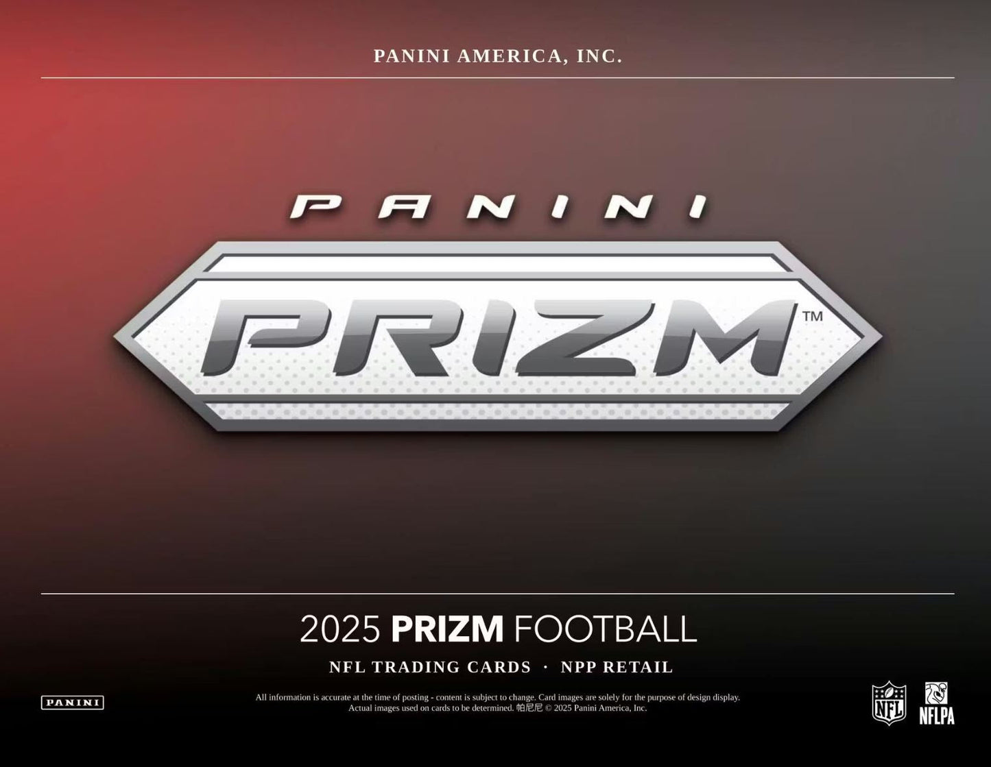 2025 Panini Prizm Football Mega Box (Neon Green Pulsar Prizm's)