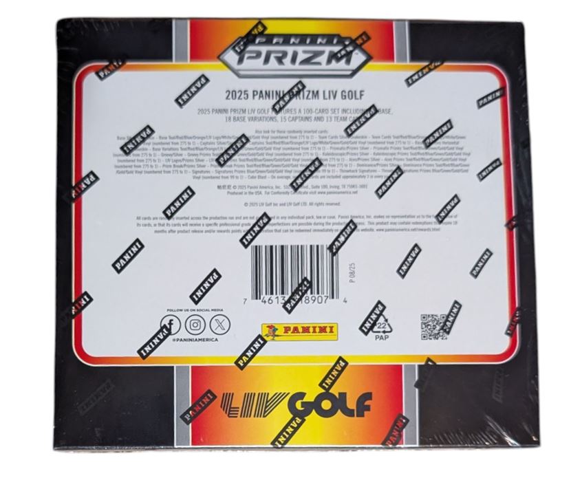 2025 Panini Prizm LIV Golf Hobby Box