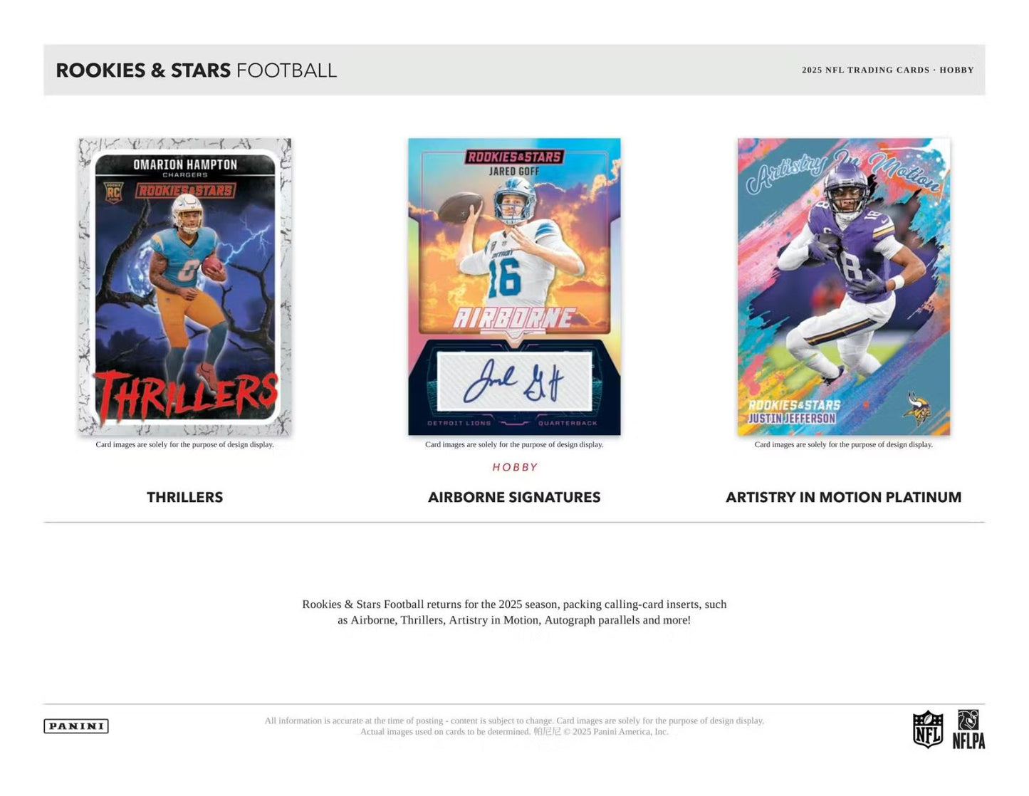 2025 Panini Rookies & Stars Football Hobby Box