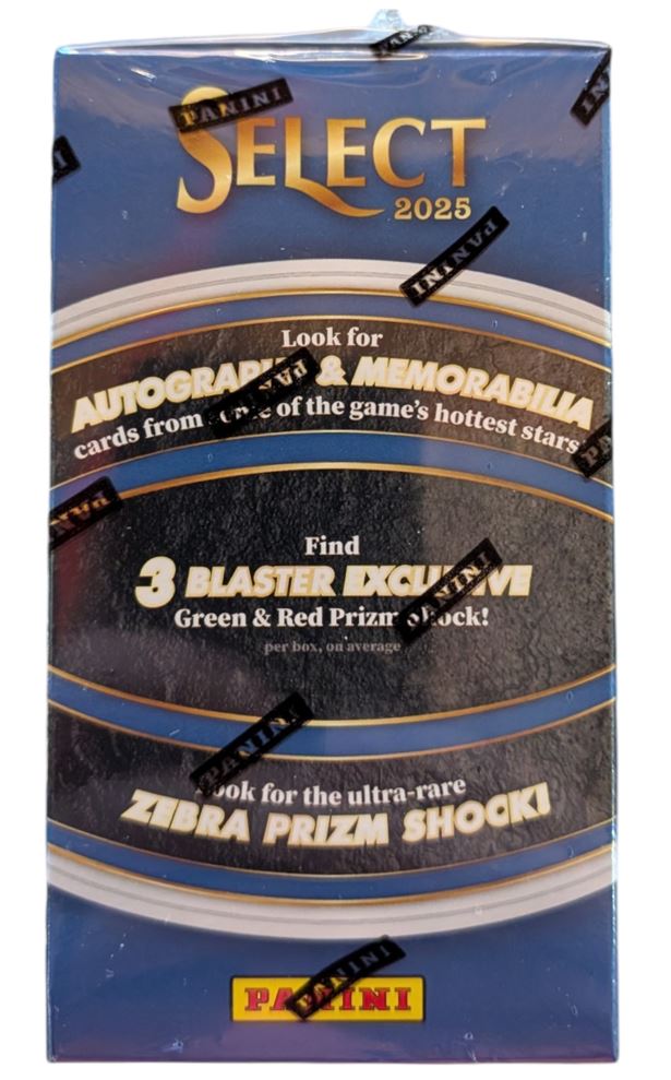 2025 Panini Select Football Hobby Blaster Box (Green & Red Prizm Shock)