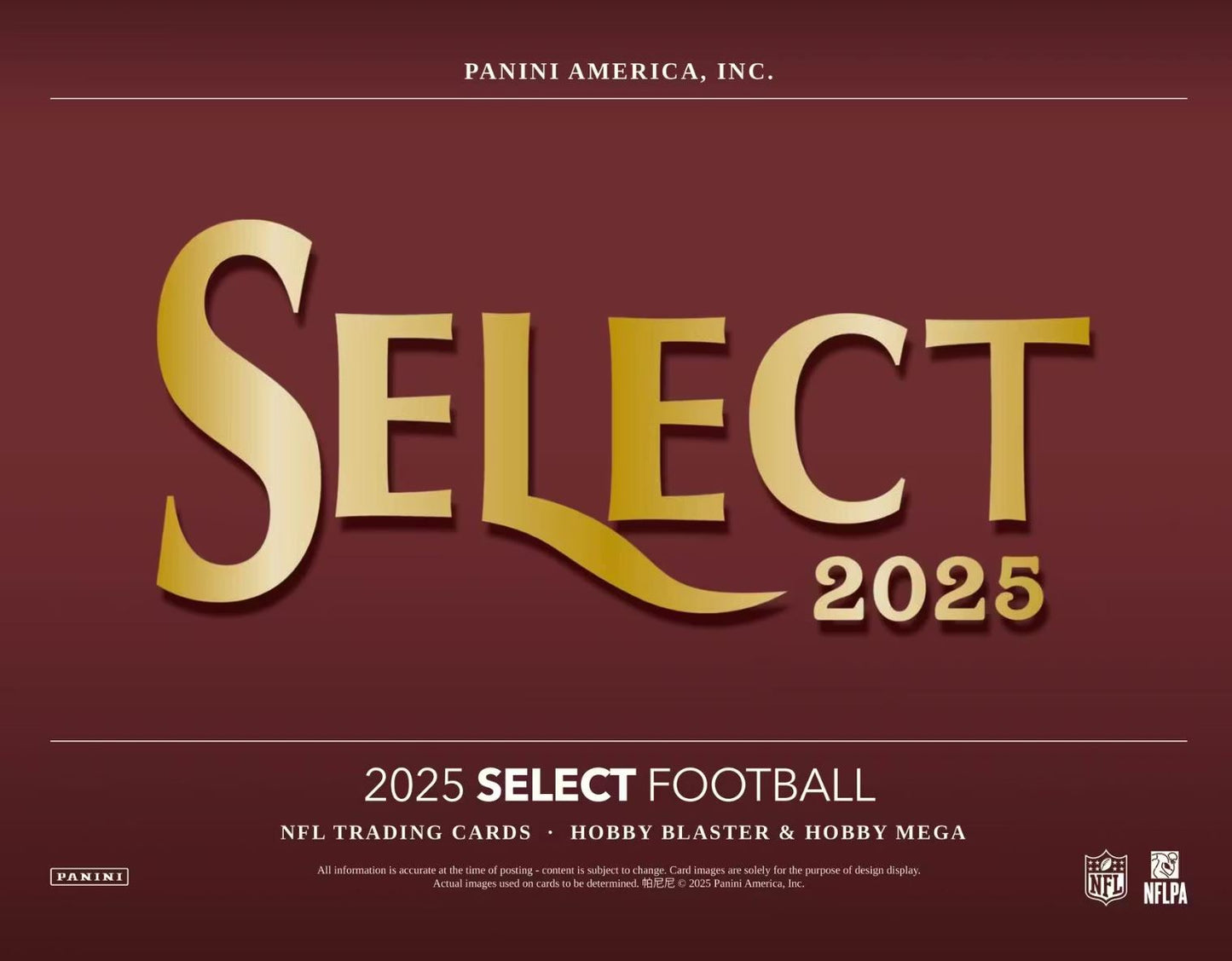 2025 Panini Select Football Hobby Blaster Box (Green & Red Prizm Shock)