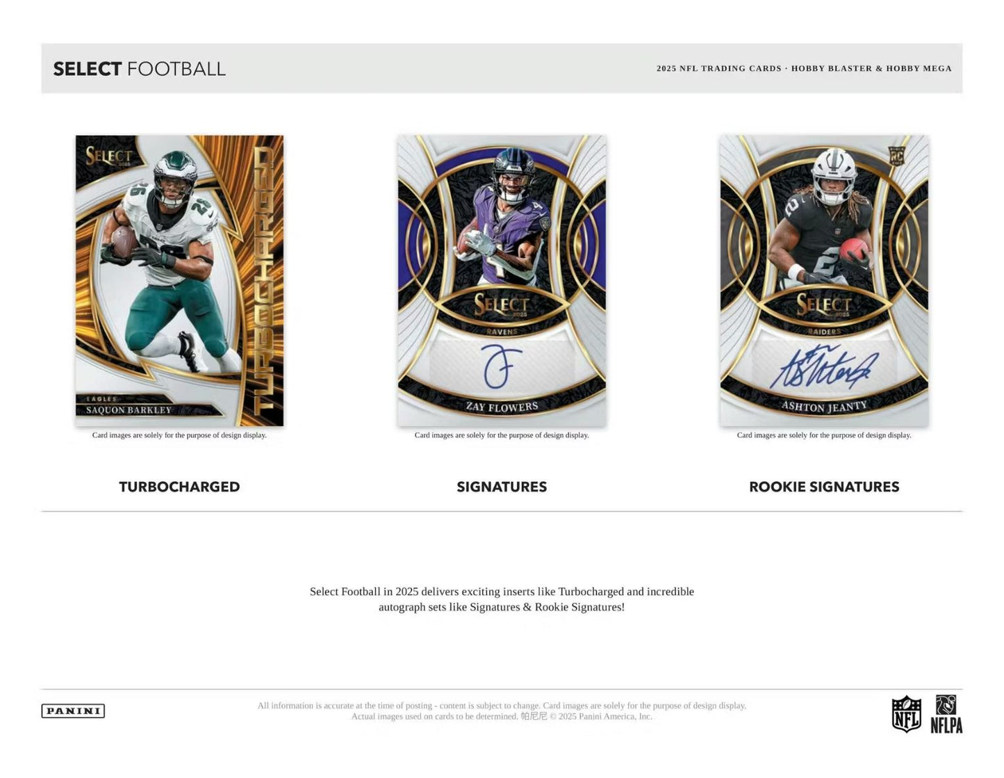 2025 Panini Select Football Hobby Blaster Box (Green & Red Prizm Shock)