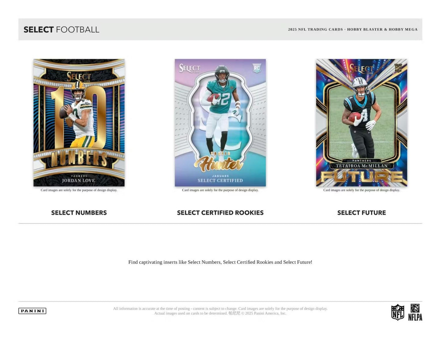 2025 Panini Select Football Hobby Blaster Box (Green & Red Prizm Shock)