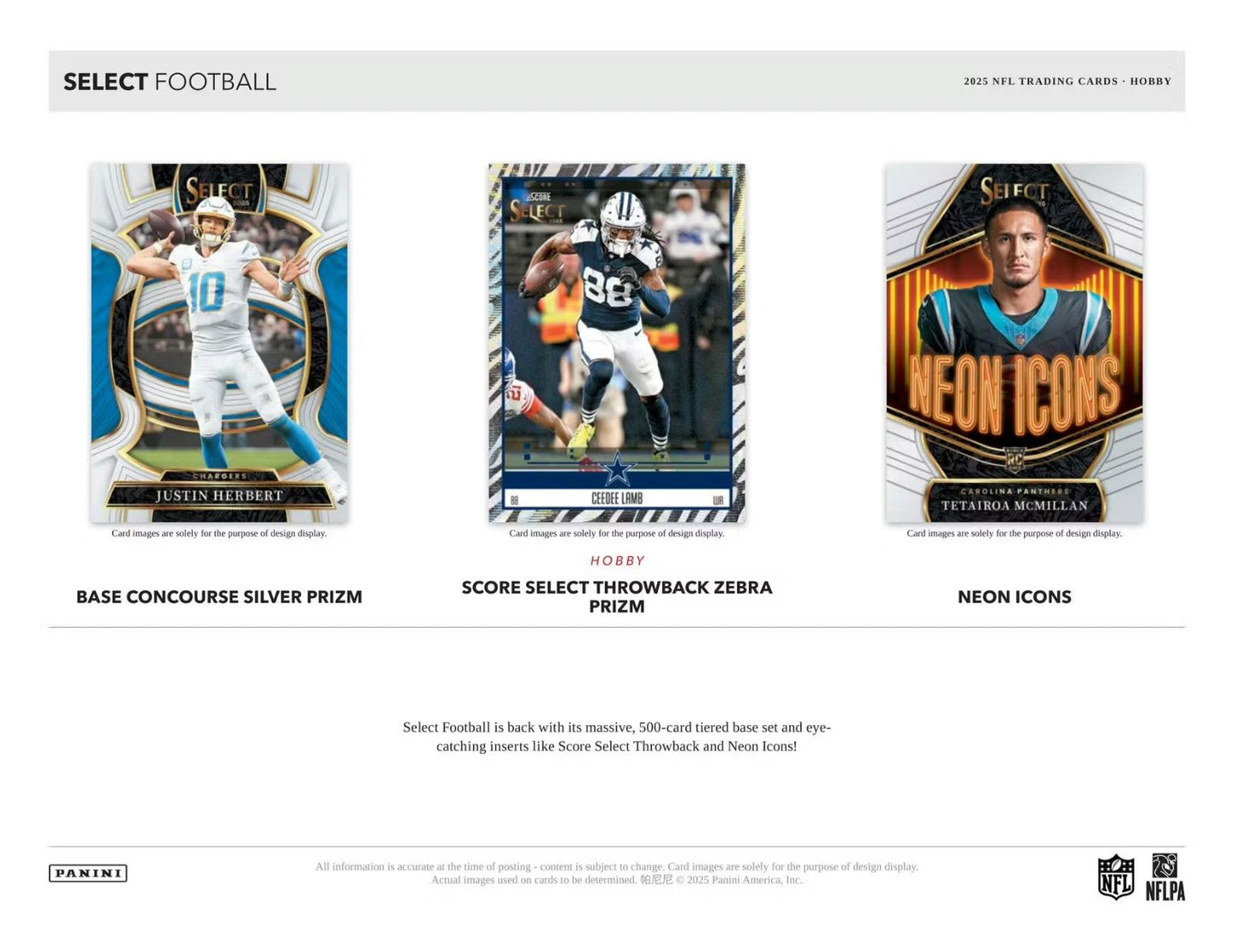 2025 Panini Select Football Hobby Box