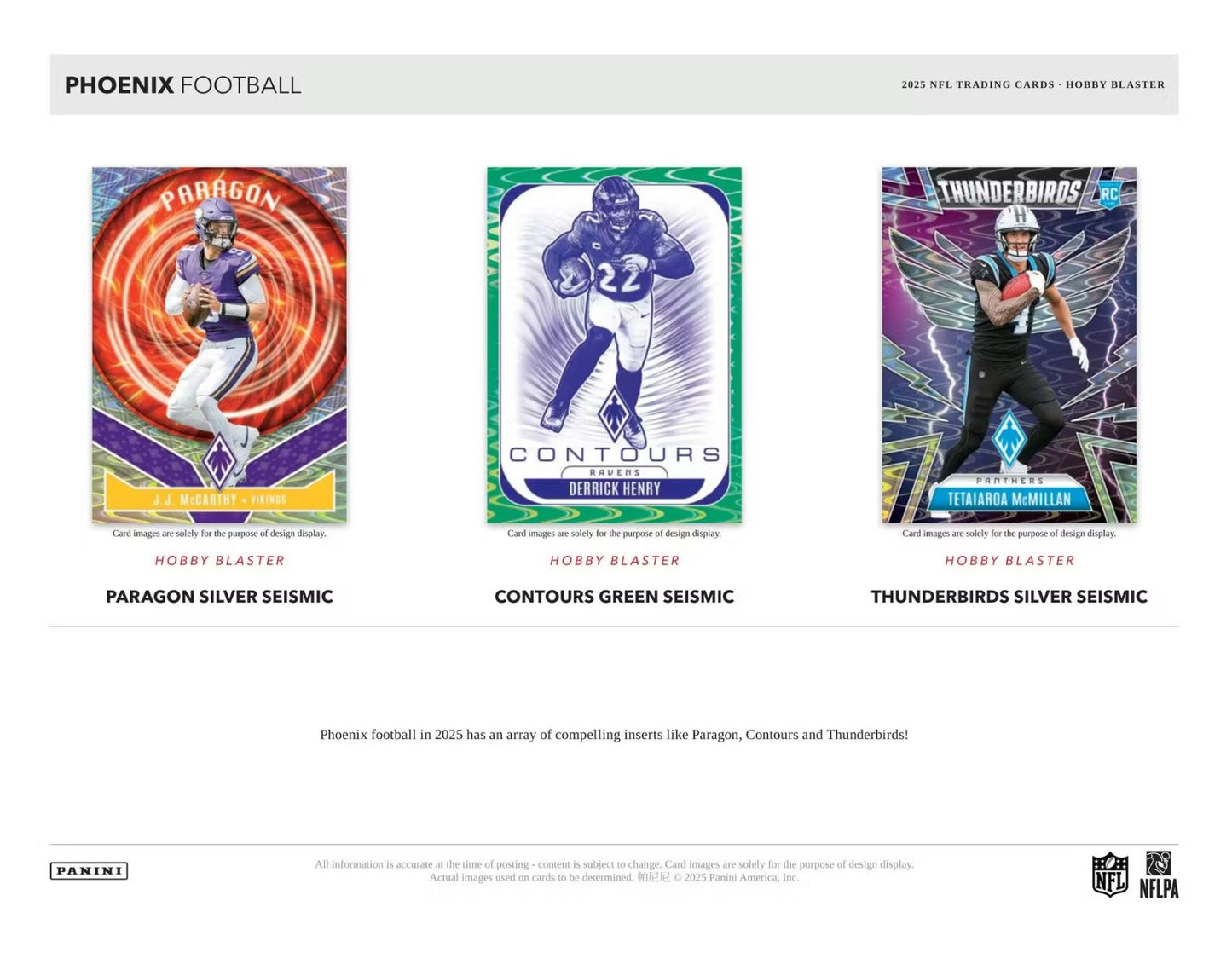 2025 Panini Phoenix Football Hobby Blaster Box