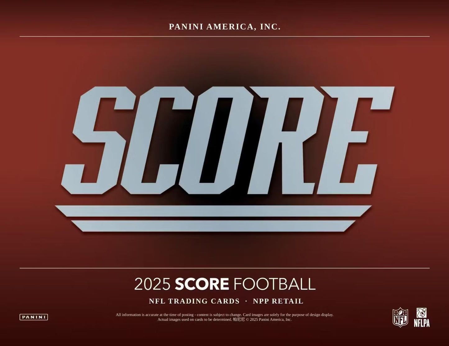 2025 Panini Score Football Mega Box