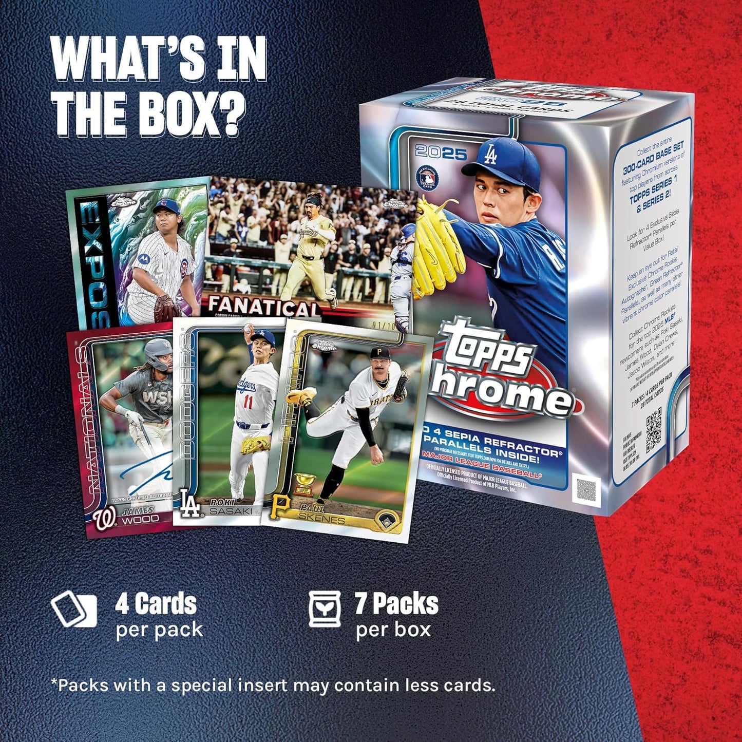 2025 Topps Chrome Baseball Blaster Box