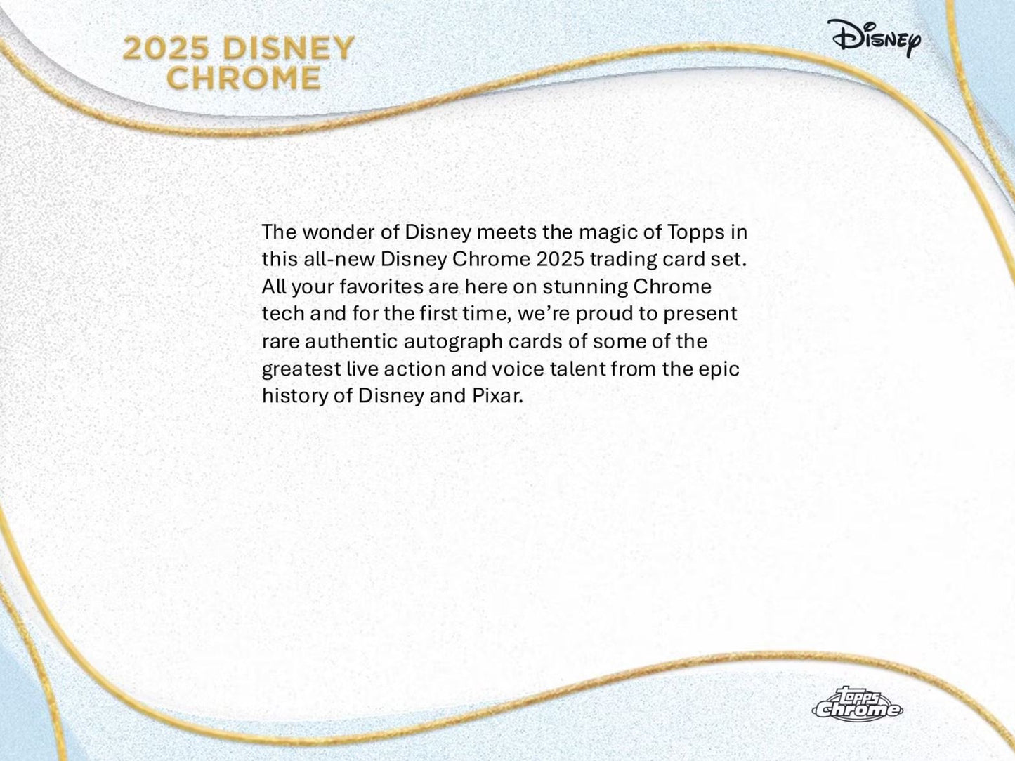 2025 Topps Chrome Disney Mega Box