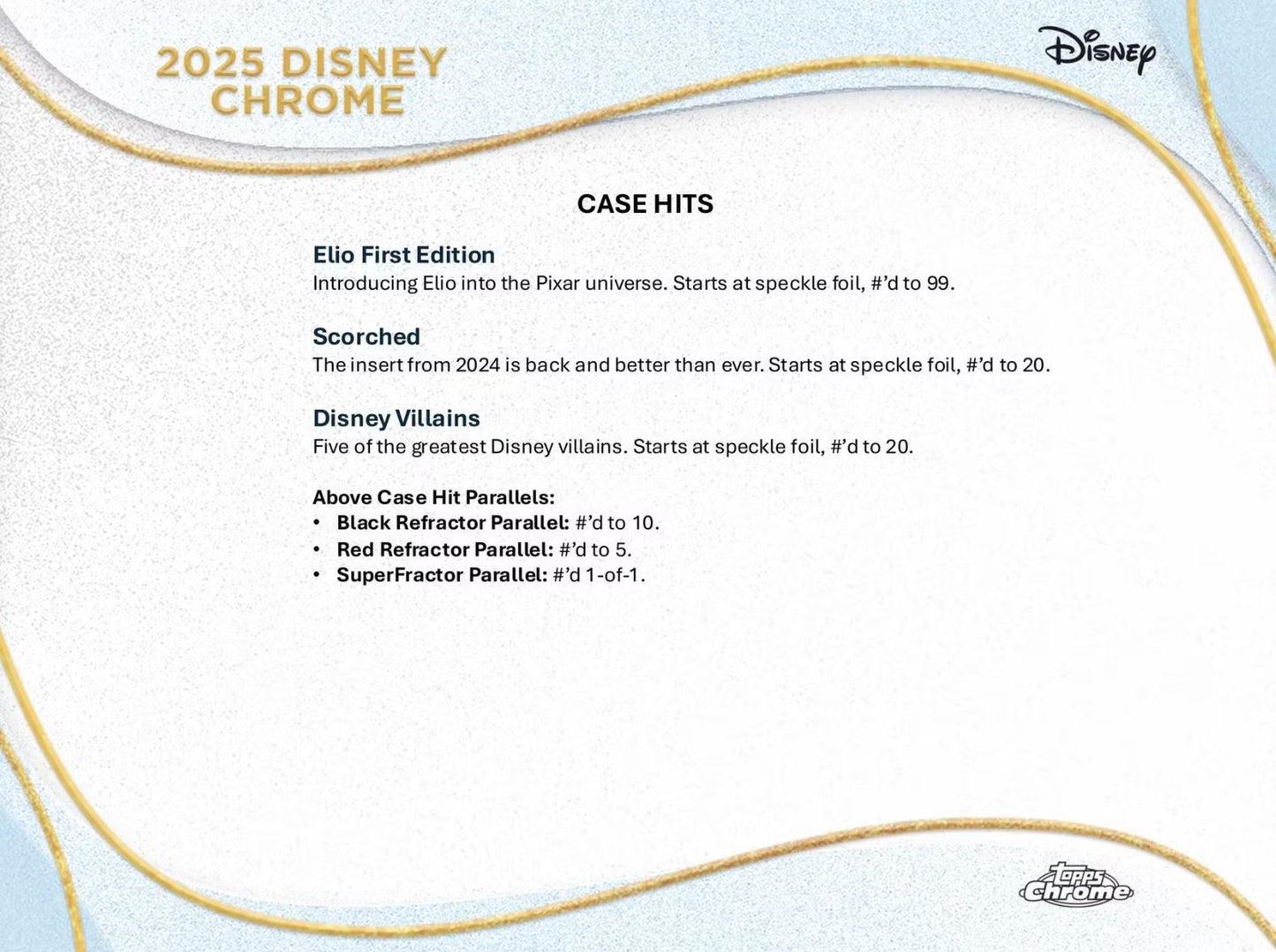 2025 Topps Chrome Disney Mega Box