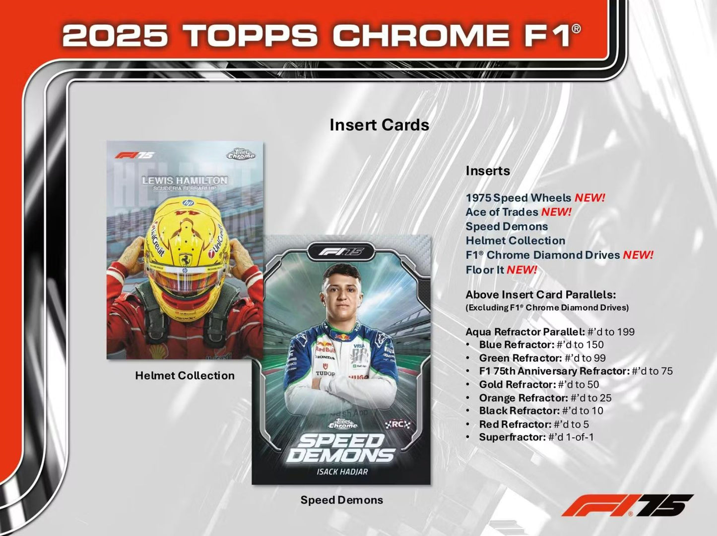 2025 Topps Chrome Formula 1 Hobby Box