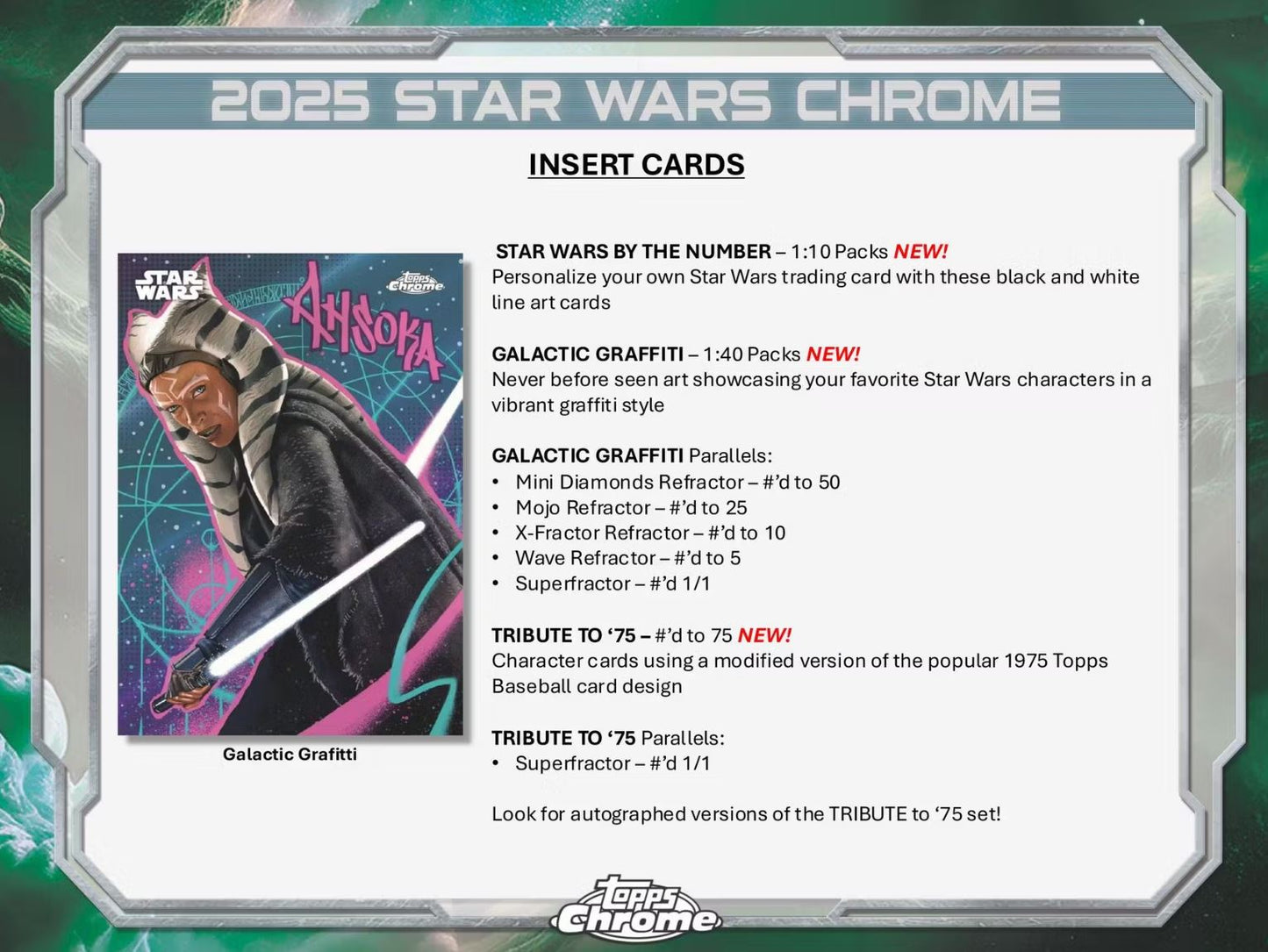 2025 Topps Chrome Star Wars Blaster Box