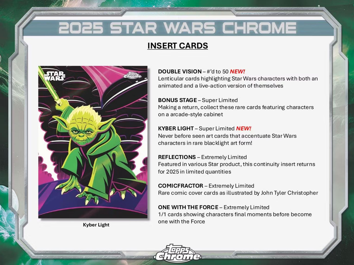2025 Topps Chrome Star Wars Blaster Box