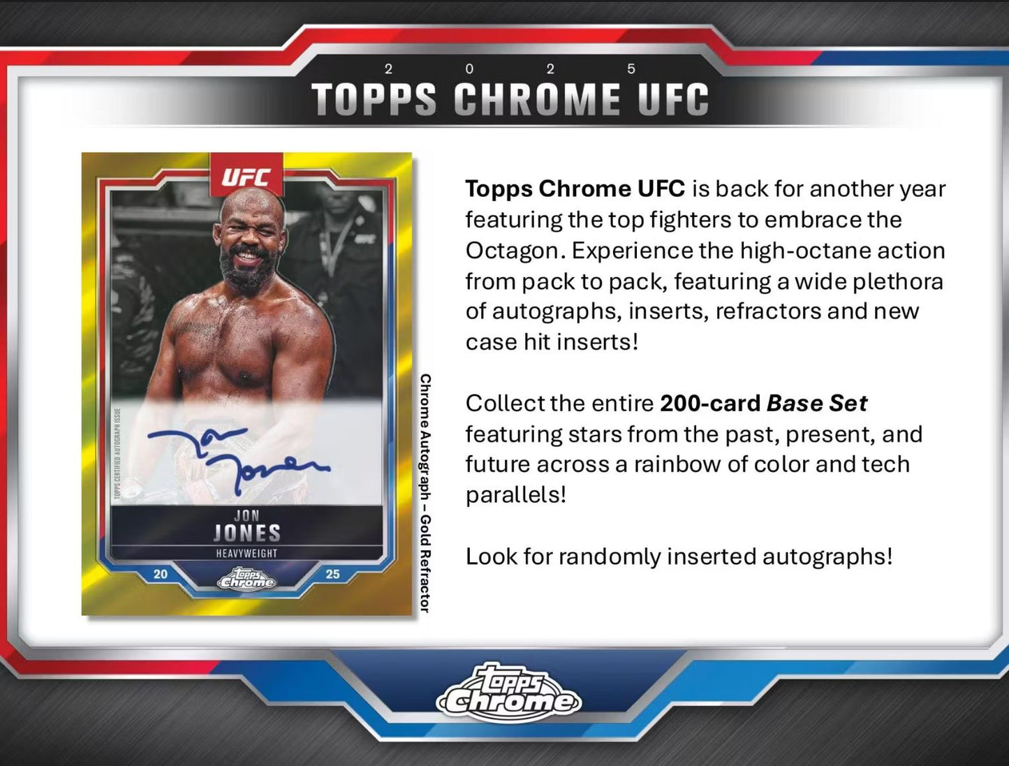 2025 Topps Chrome UFC Blaster Box