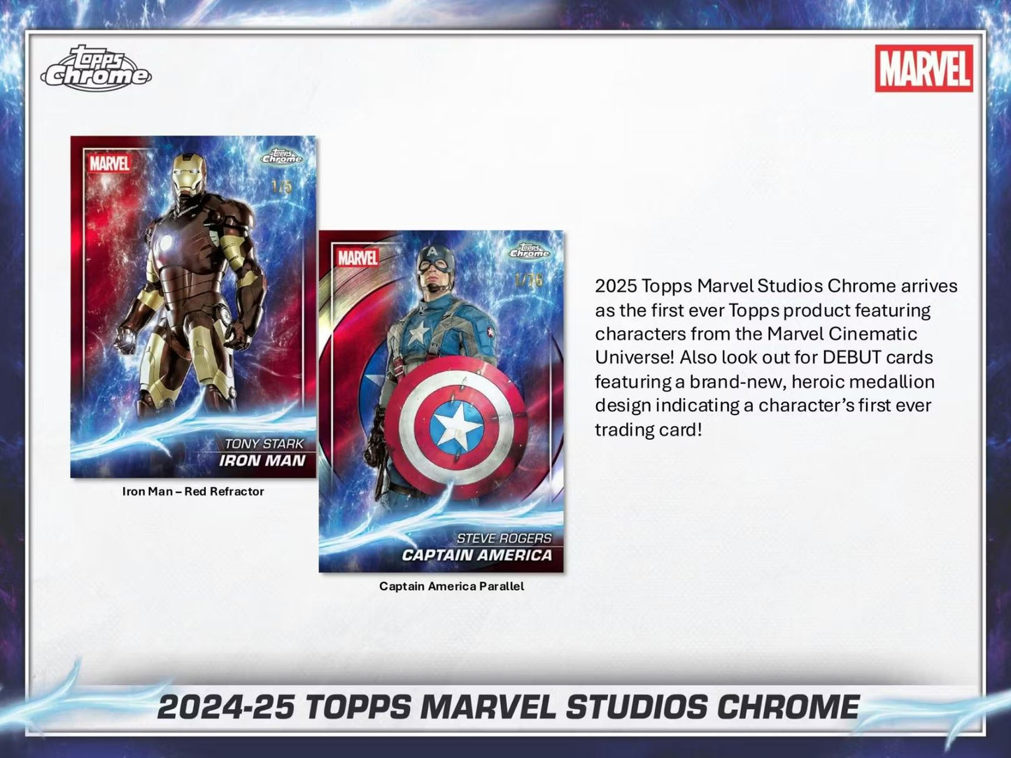 2025 Topps Chrome Marvel Studios Hobby Box