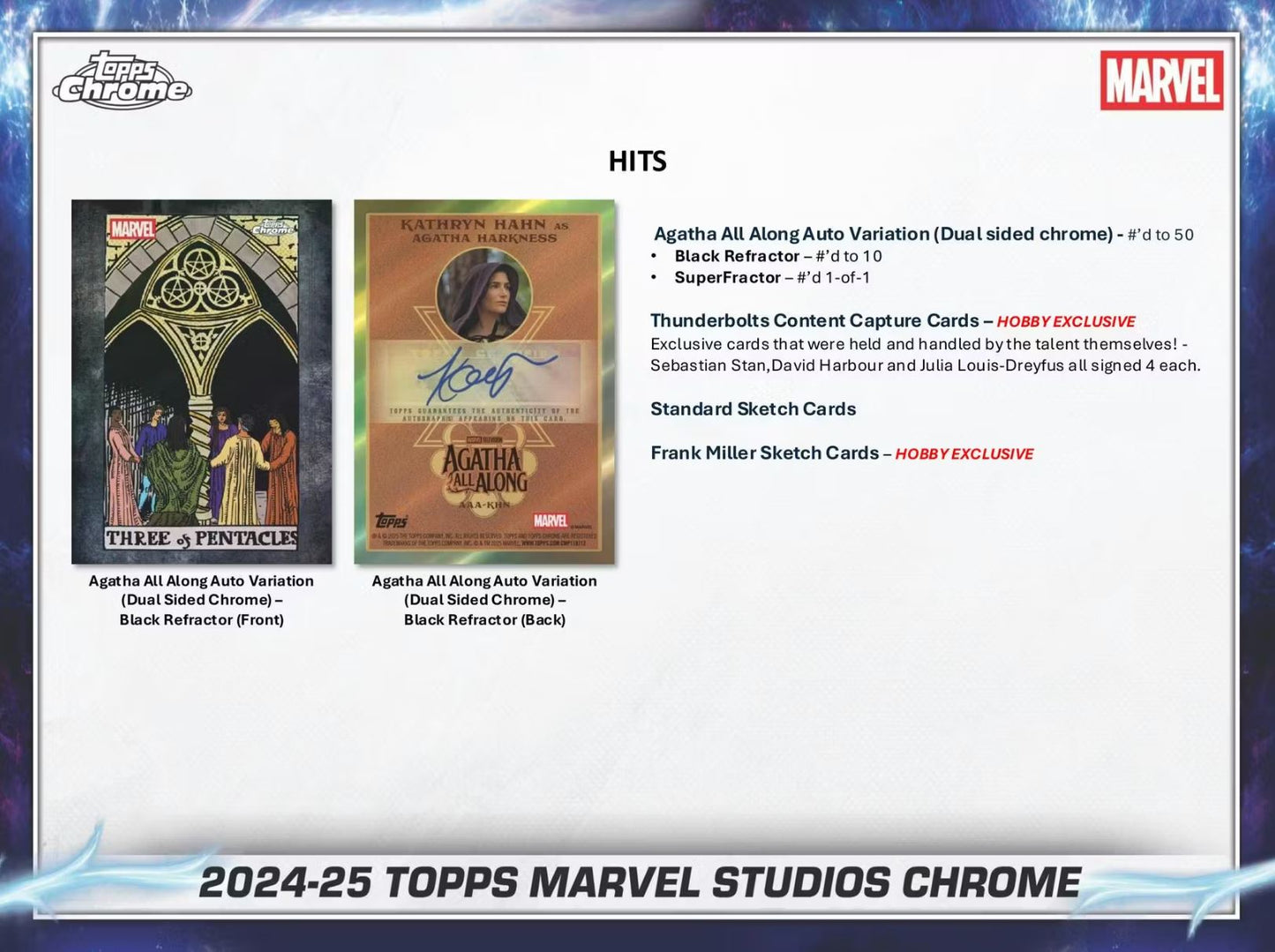 2025 Topps Chrome Marvel Studios Hobby Box