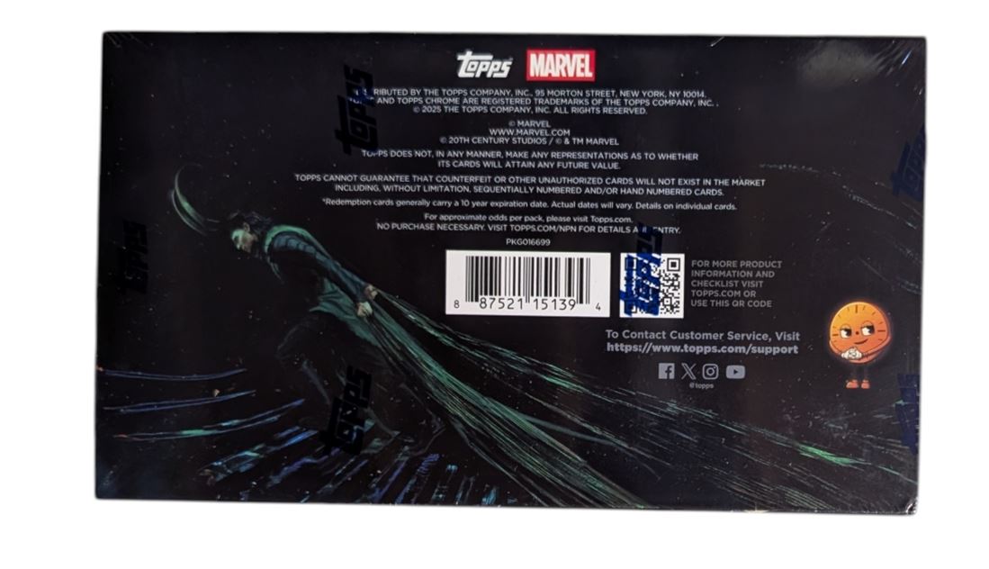 2025 Topps Chrome Marvel Studios Hobby Box