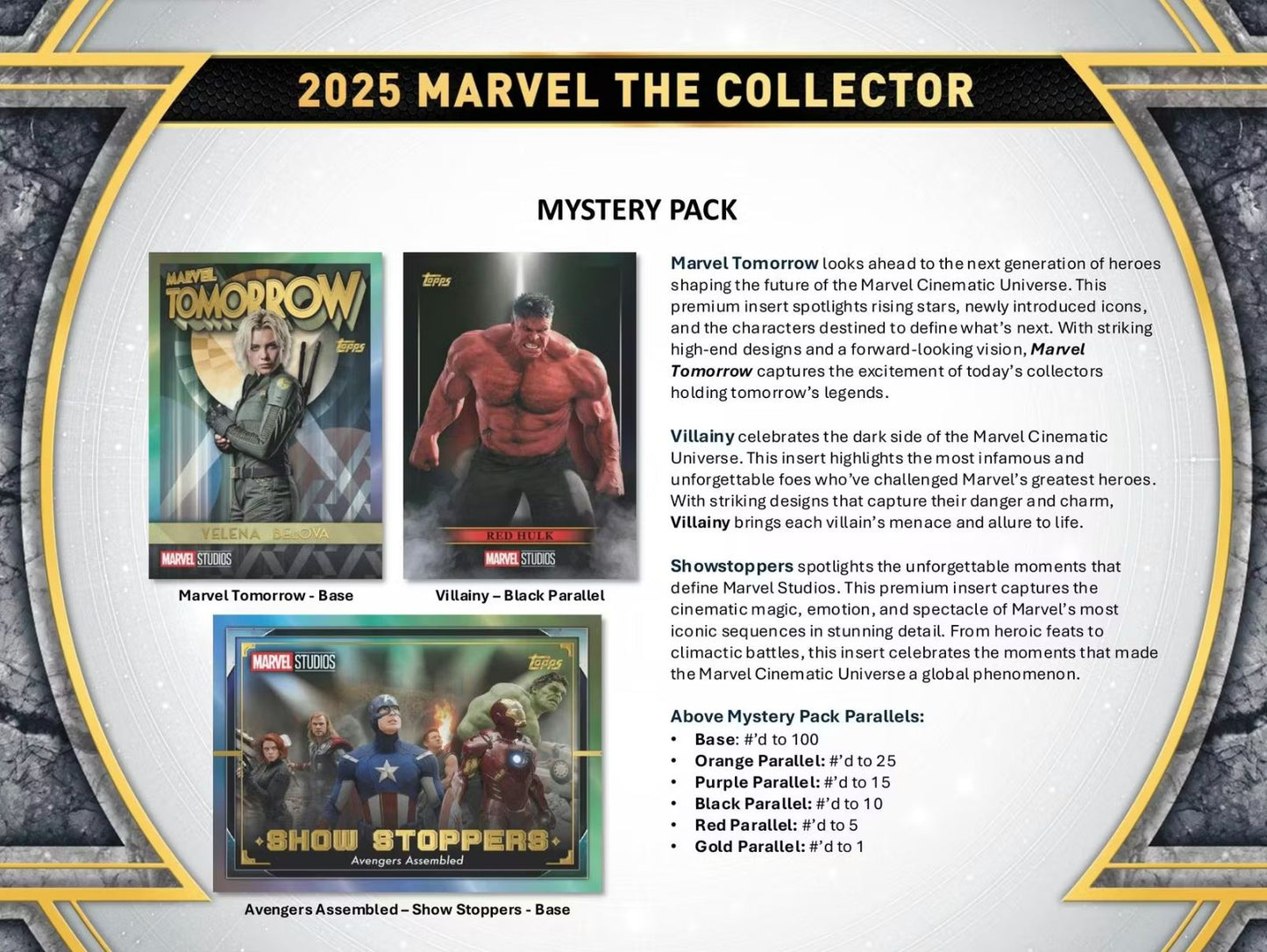 2025 Topps Marvel The Collector Hobby Box