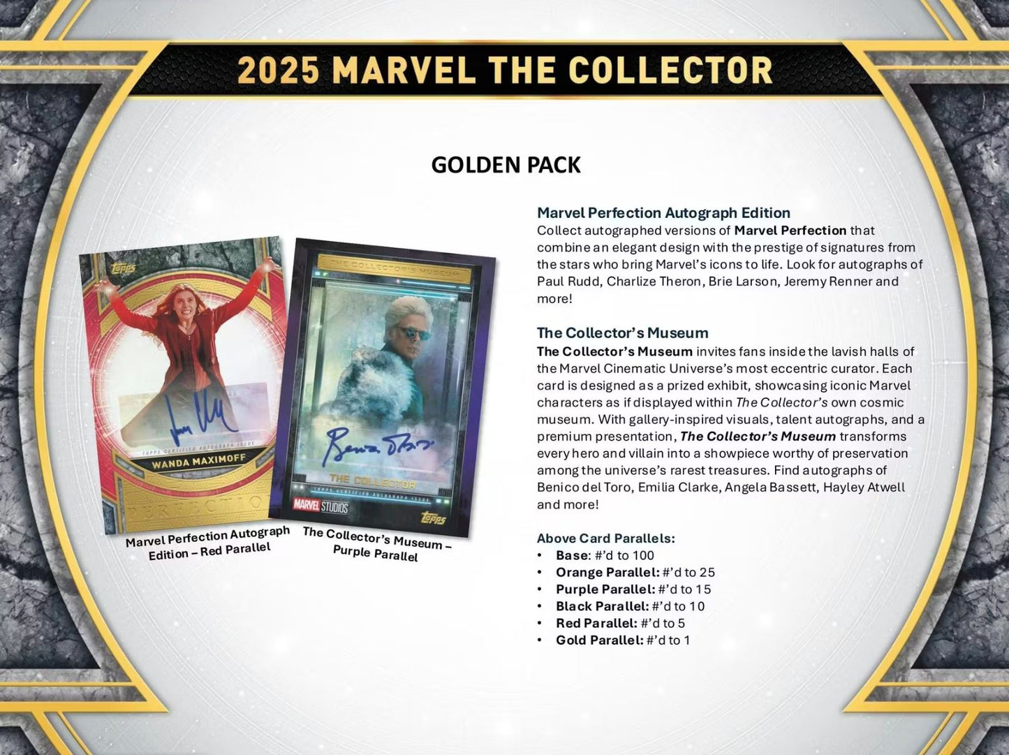 2025 Topps Marvel The Collector Hobby Box