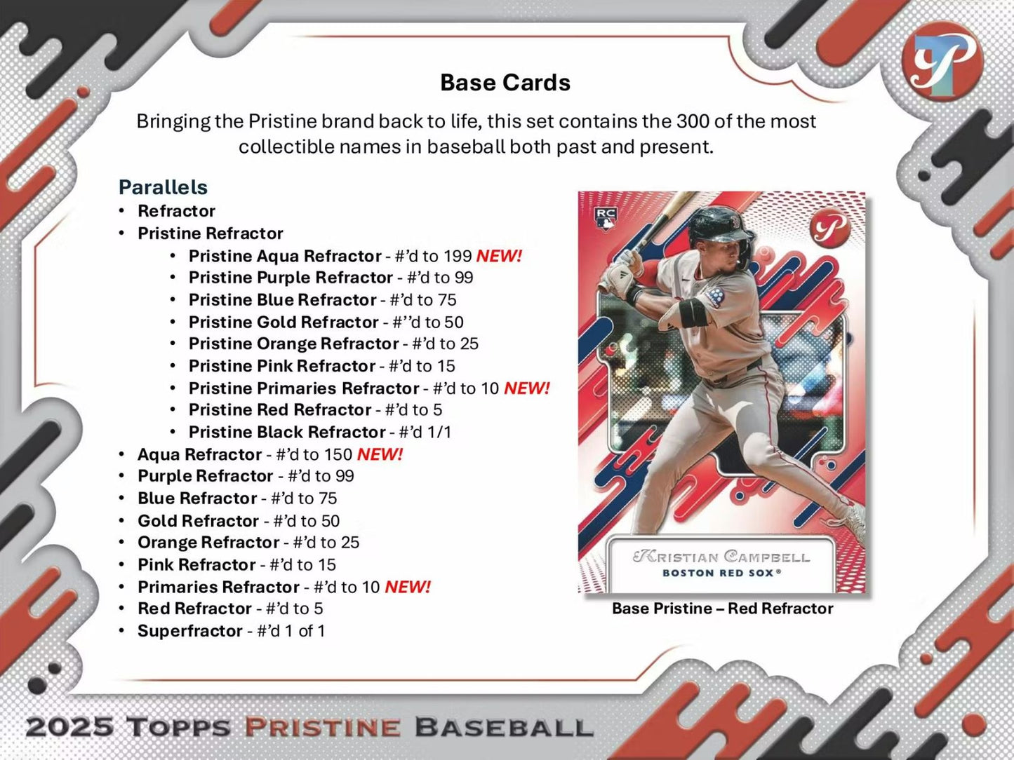 2025 Topps Pristine Baseball Hobby Box