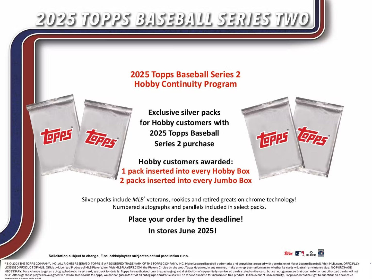 2025 Topps Series 2 Baseball Jumbo Box