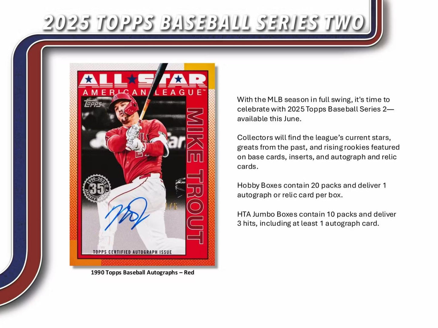 2025 Topps Series 2 Baseball Jumbo Box