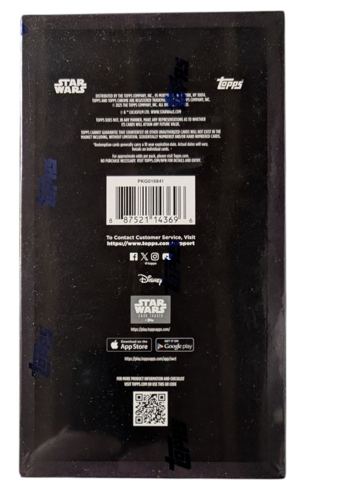 2025 Topps Star Wars Chrome Galaxy Hobby Box