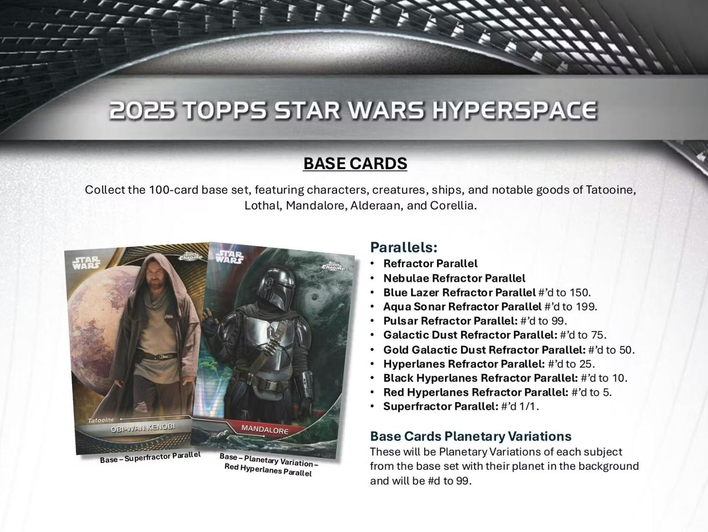 2025 Topps Star Wars Hyperspace Hobby Box