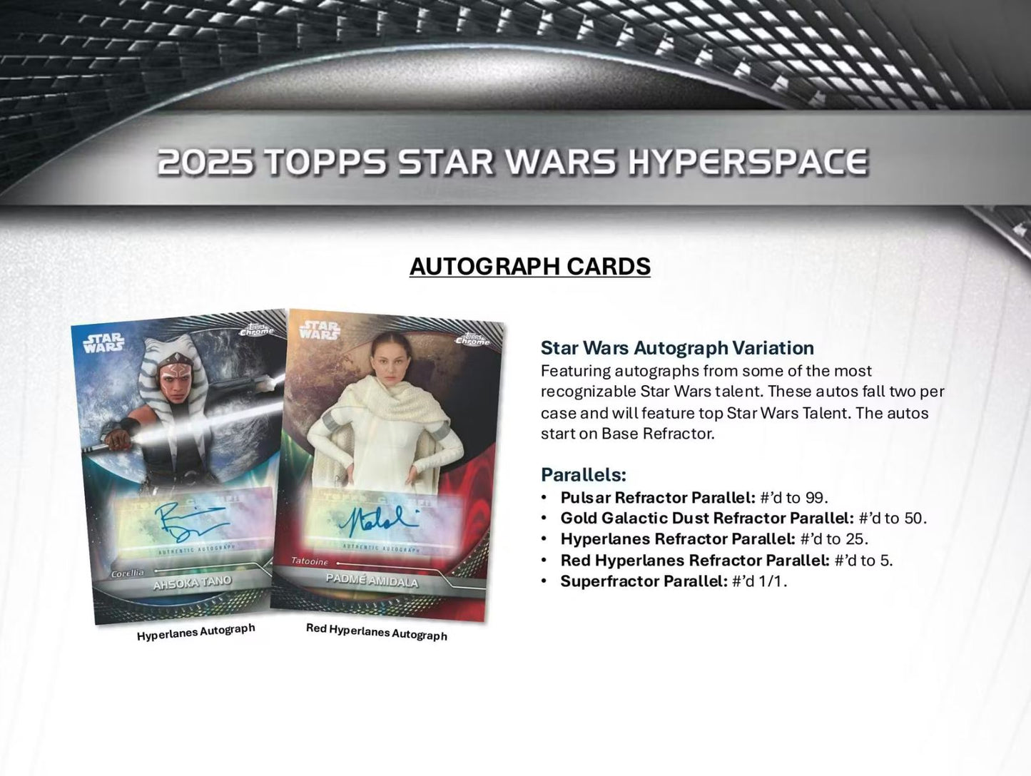 2025 Topps Star Wars Hyperspace Hobby Box