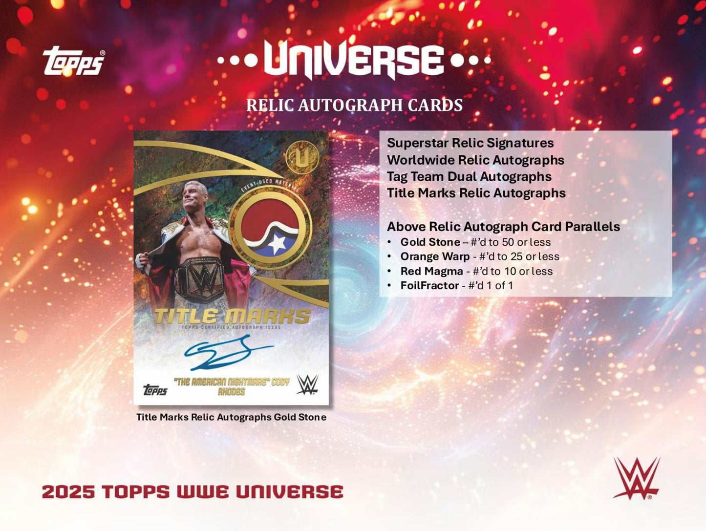 2025 Topps WWE Universe Value Box