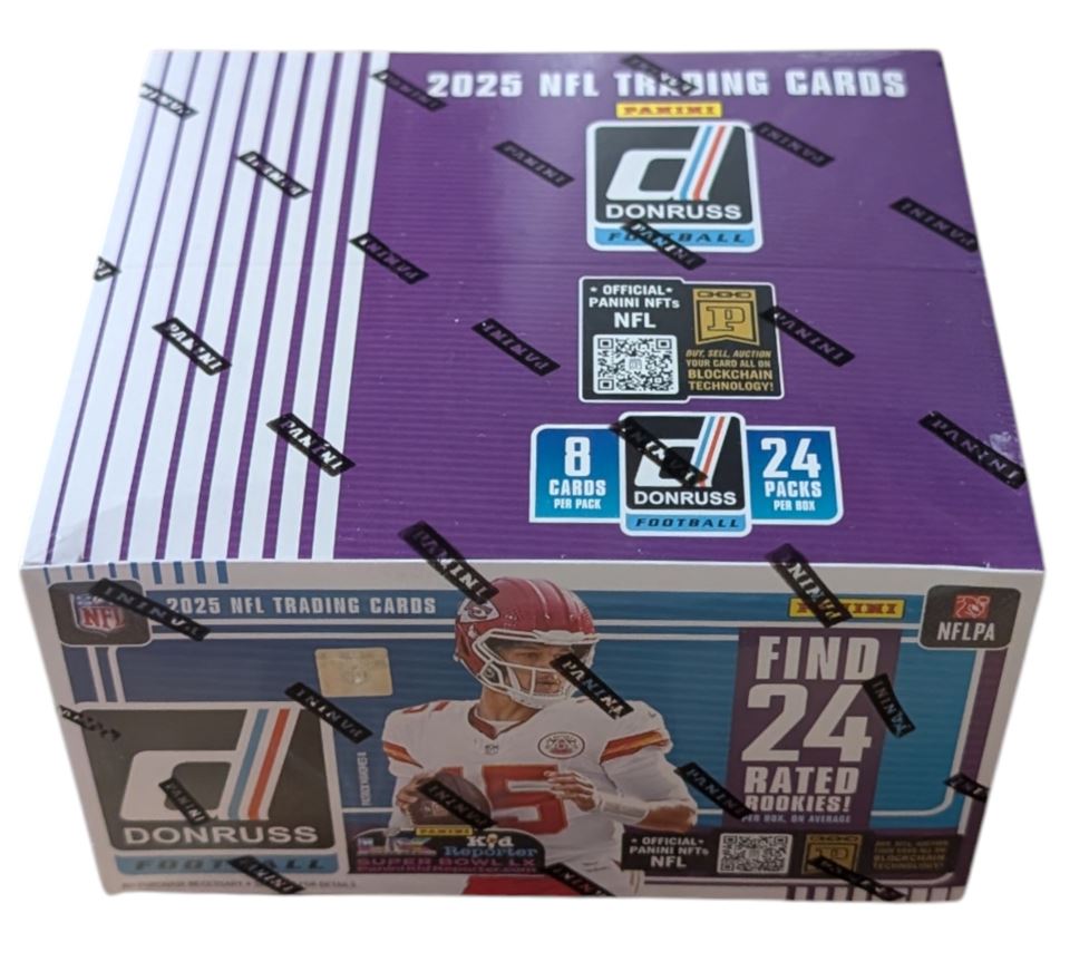 2025 Panini Donruss Football Retail Box (24 Packs)