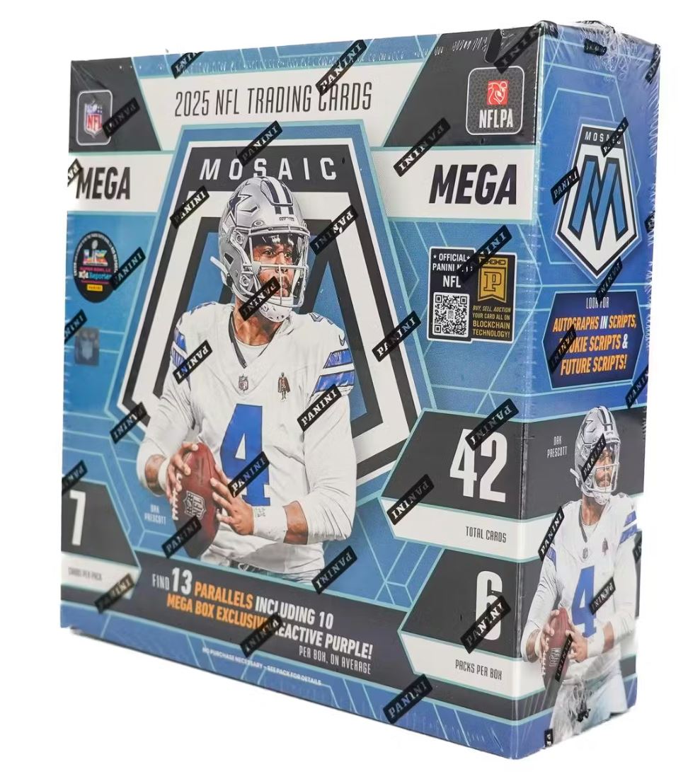 2025 Panini Mosaic Football Mega Box (Reactive Purple Parallels)