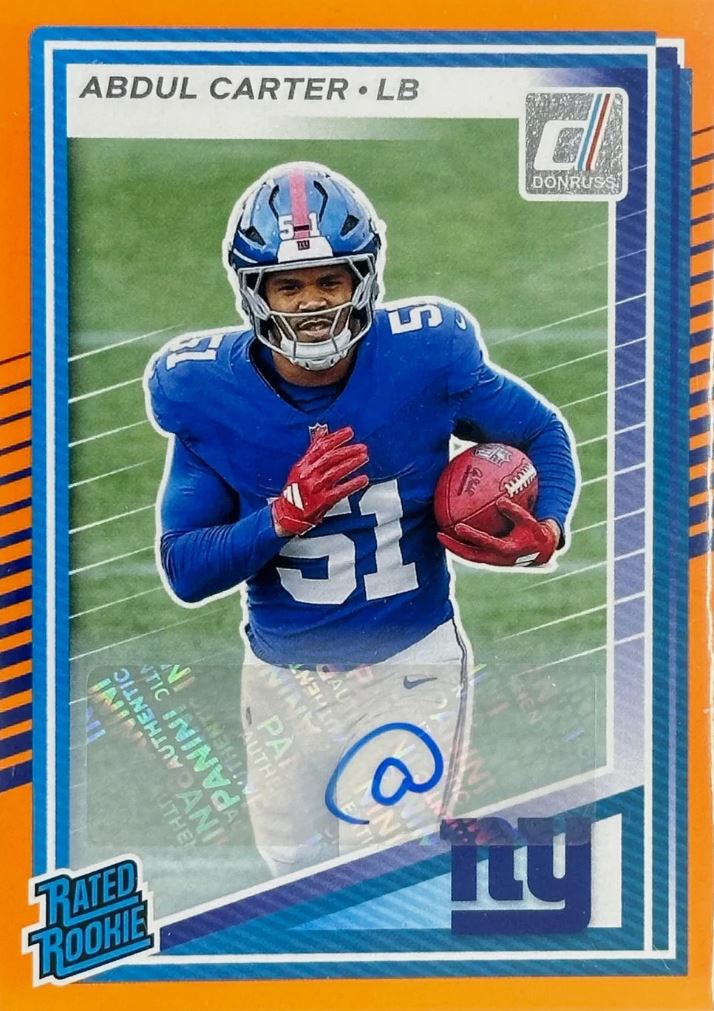 2025 Panini Donruss Football Mega Box (Blue Scope Parallels)