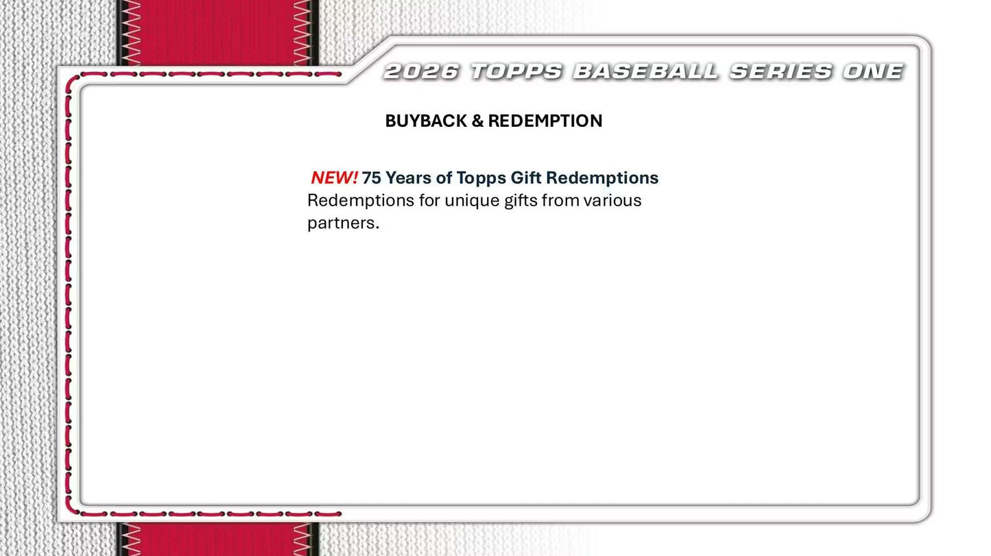 2026 Topps Series 1 Baseball Jumbo Box