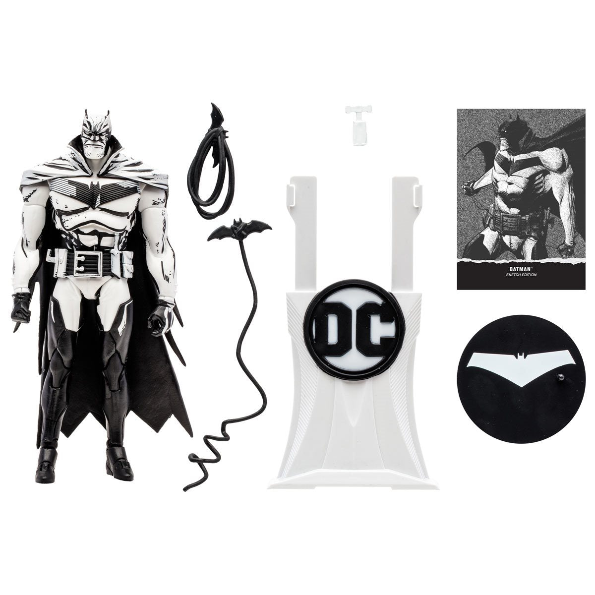 DC Multiverse White Knight Sketch Edition Gold Label 7" Action Figure EE Exclusive