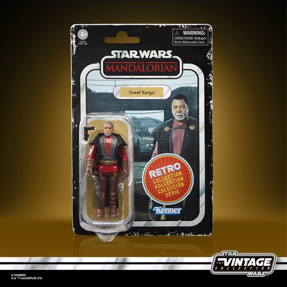 Star Wars Retro Collection The Mandalorian Greef Karga Action Figure