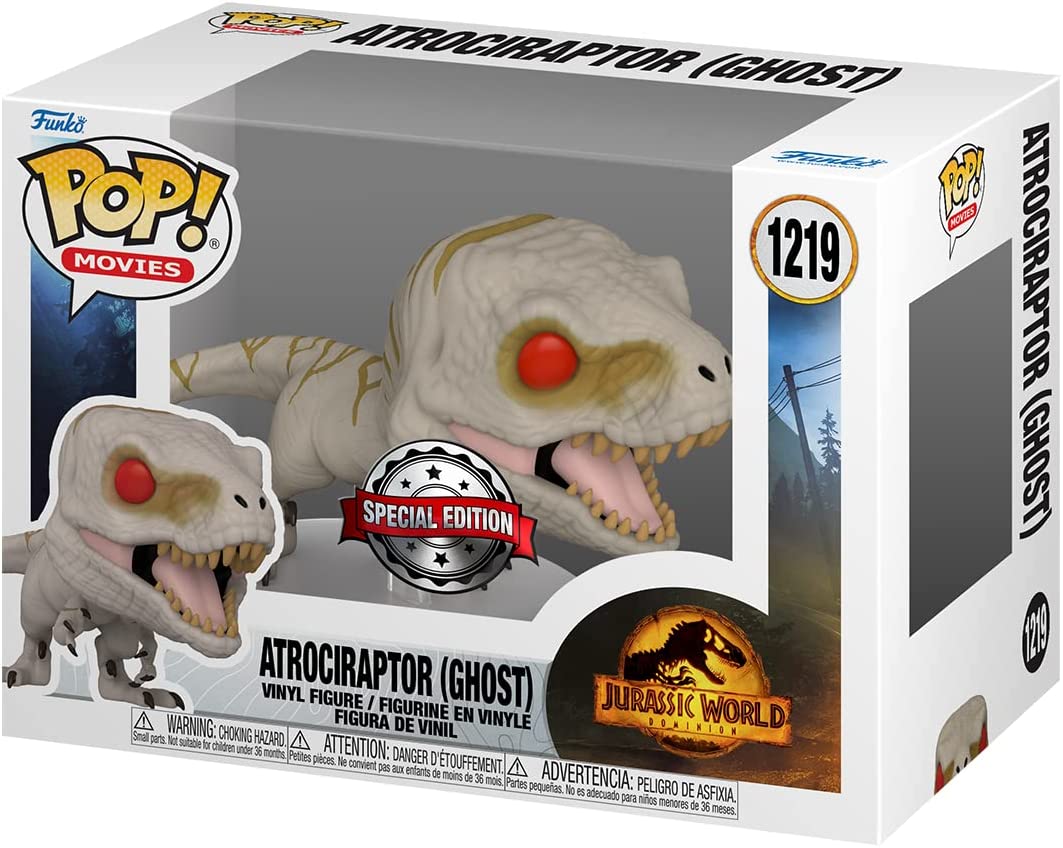 Funko POP!-Movies-Jurassic World Atrociraptor (Ghost) #1219 (Target Exclusive)