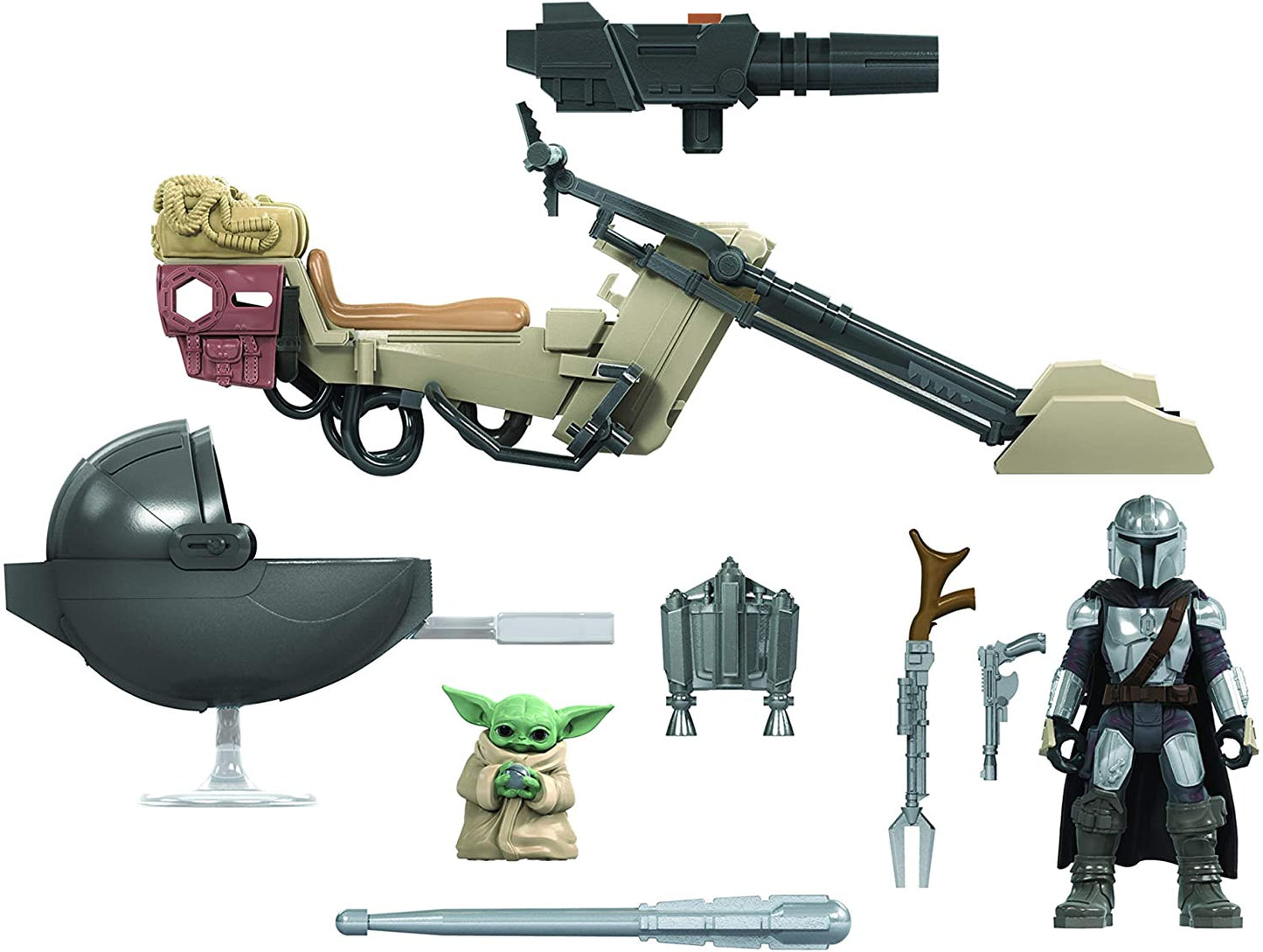 Star Wars Mission Fleet Expedition Class The Mandalorian The Child Battle for The Bounty Set