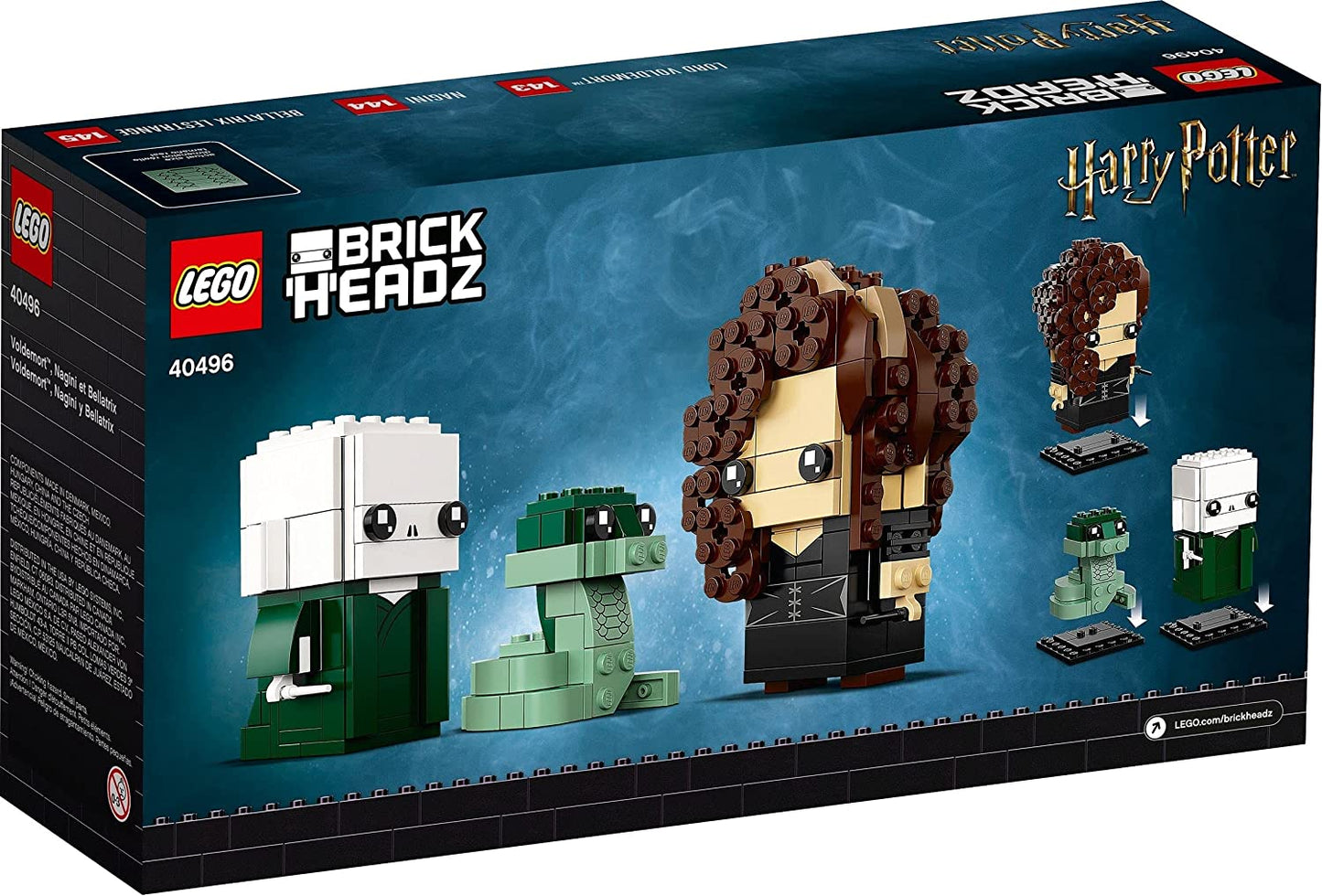 LEGO Brick Headz Voldemort, Nagini & Bellatrix # 40496