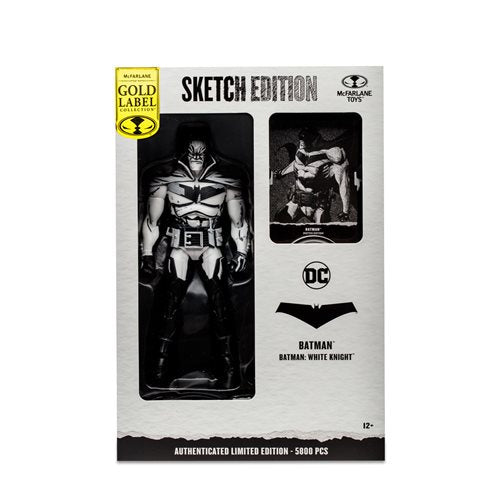 DC Multiverse White Knight Sketch Edition Gold Label 7" Action Figure EE Exclusive