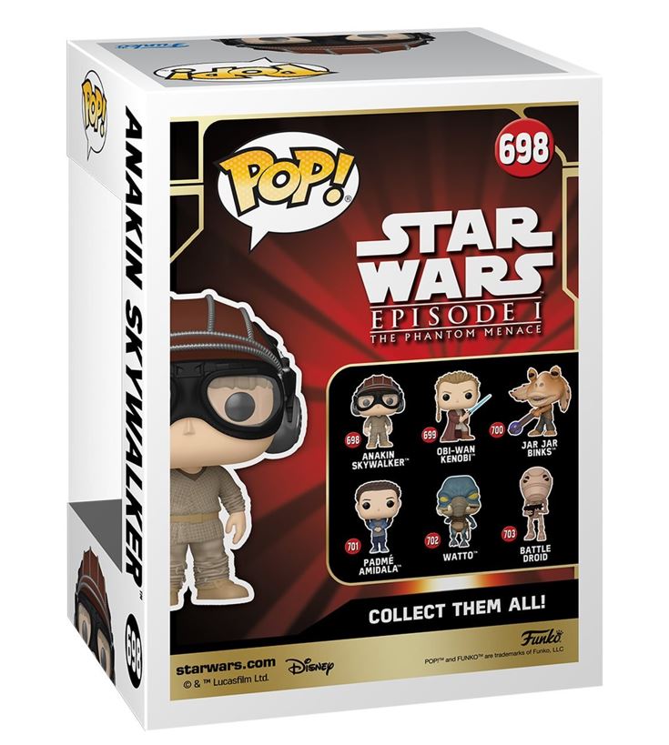 Funko Pop!-Star Wars-Episode I-Anakin Skywalker #698
